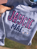 Name Embroidered Sweatshirts