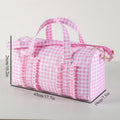 Gingham Duffle Bags
