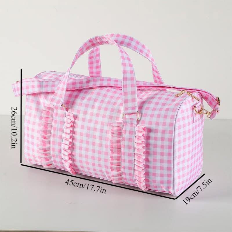 Gingham Duffle Bags