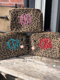 Cheetah Cosmetic Bag