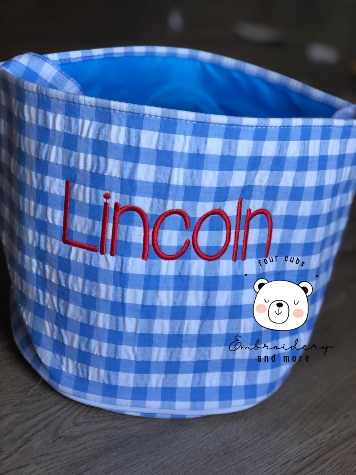 Easter Baskets Embroidered