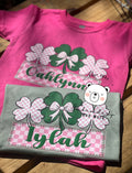 Girls St.Patty Personalized Tee