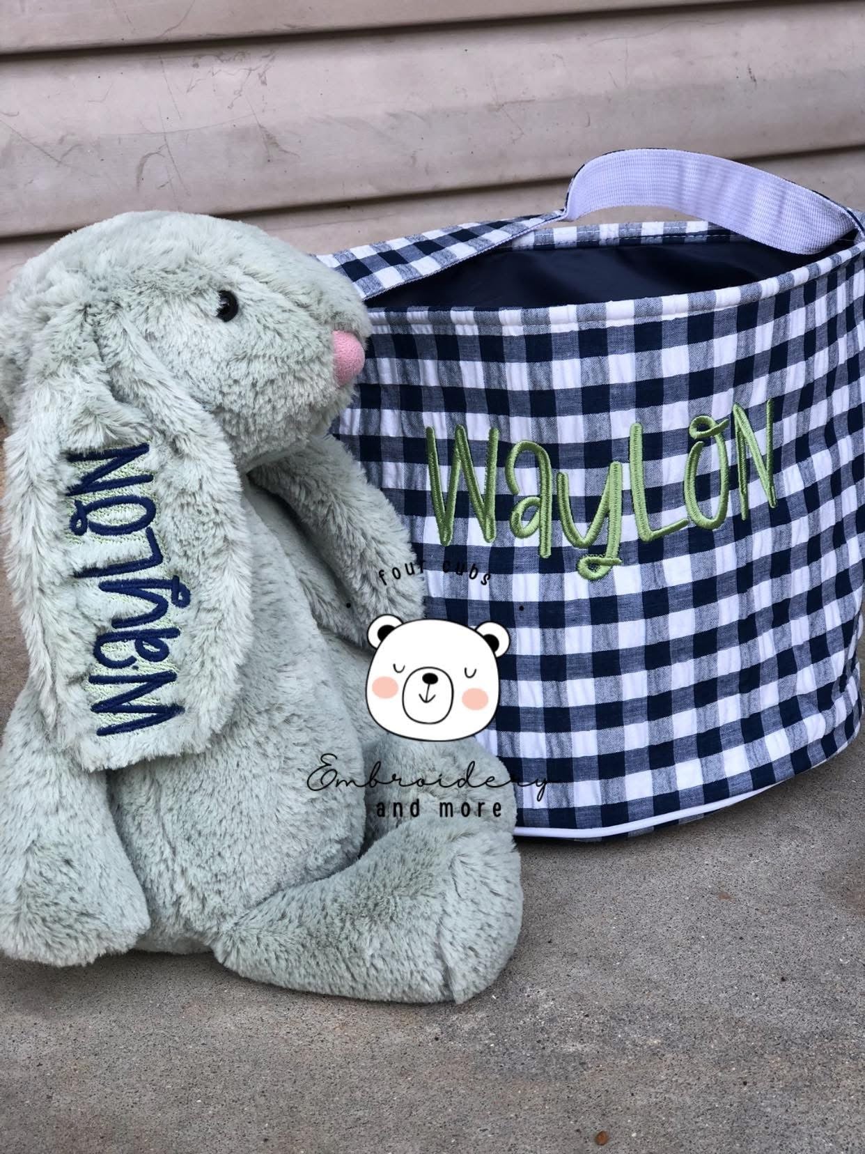 Easter Baskets Embroidered