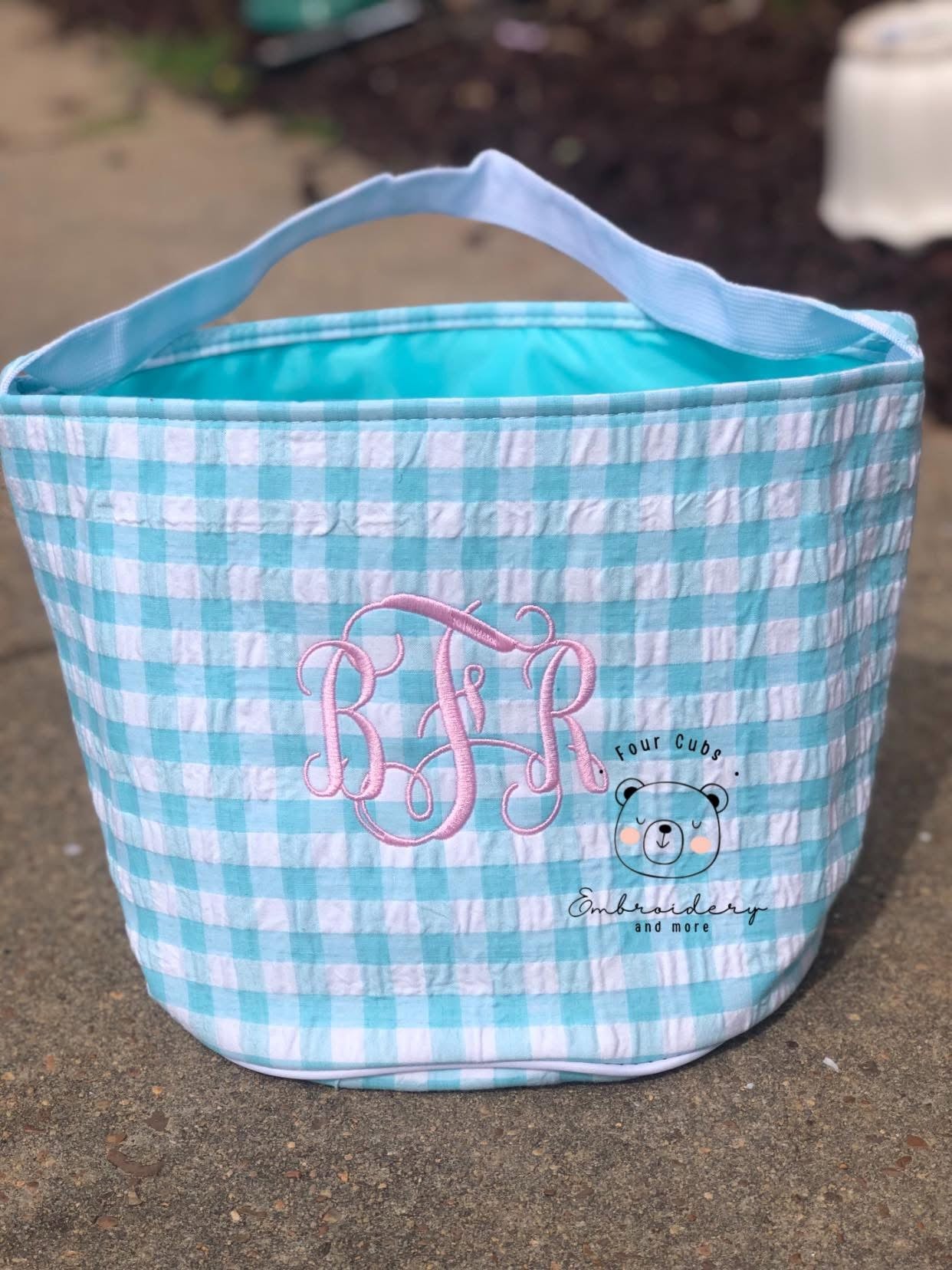Easter Baskets Embroidered