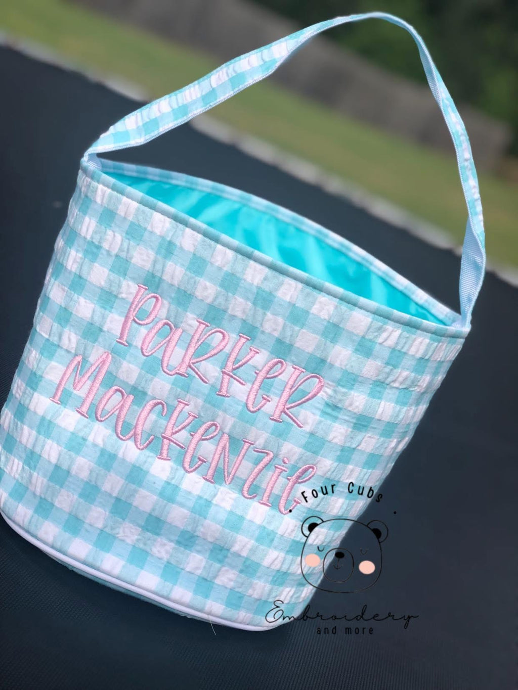 Easter Baskets Embroidered