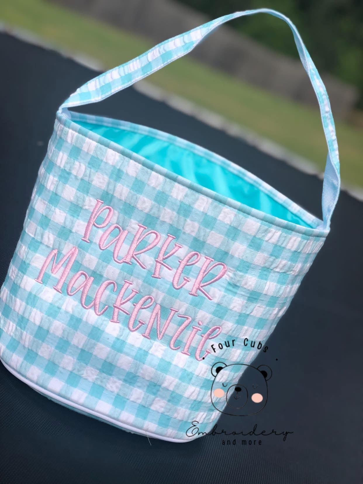 Easter Baskets Embroidered