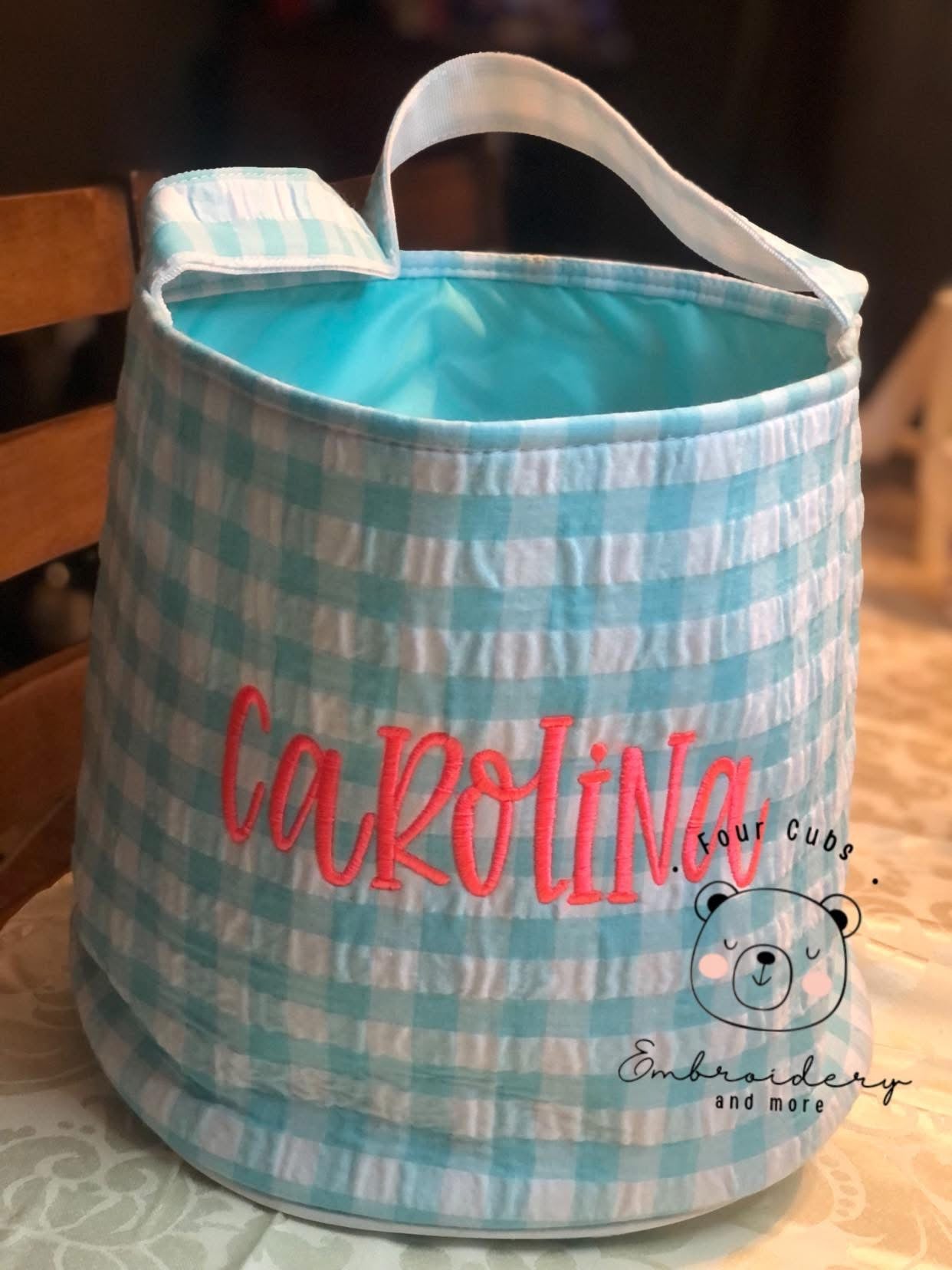 Easter Baskets Embroidered